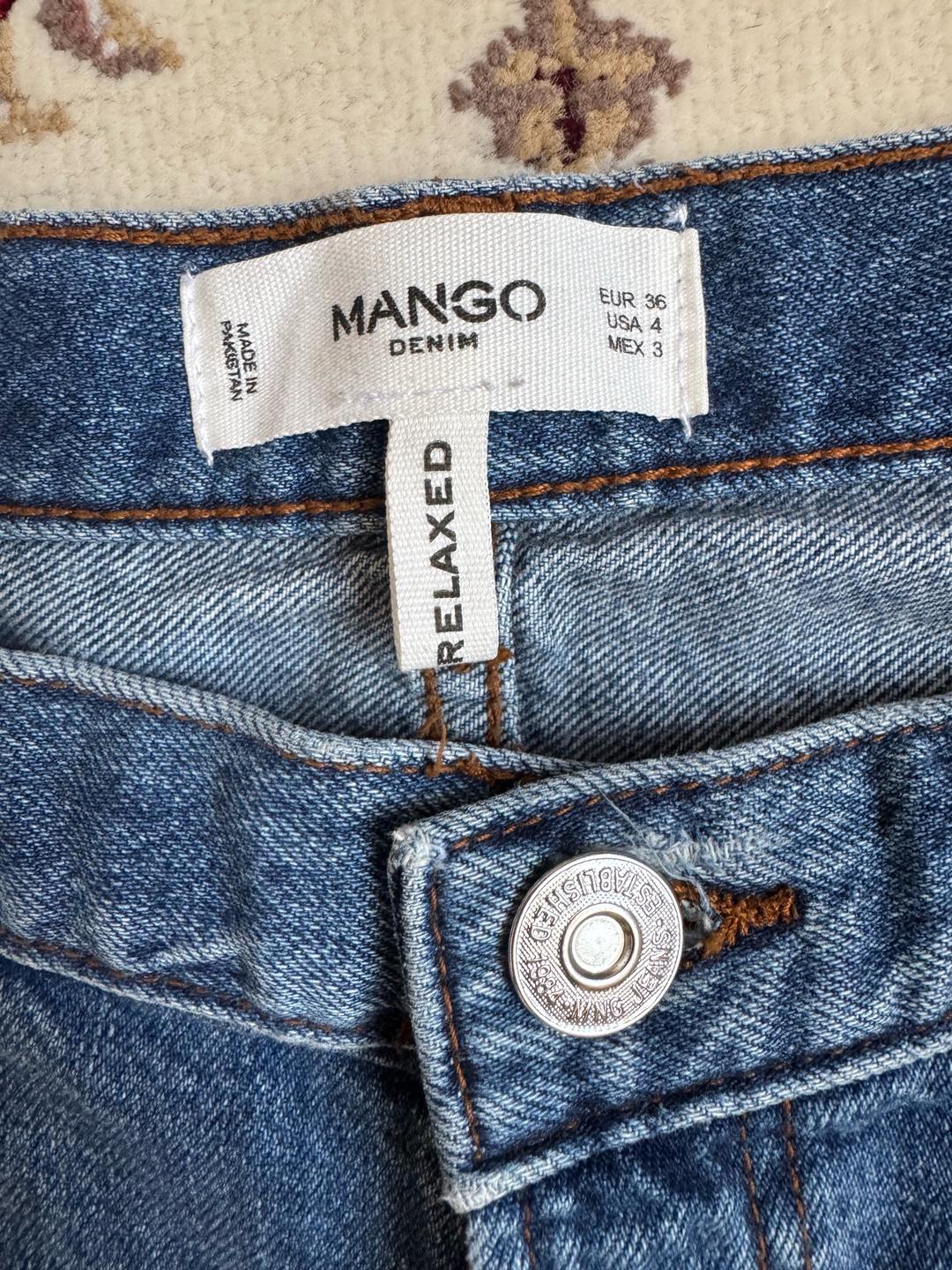 Mango Джинсы рваные — фото 2