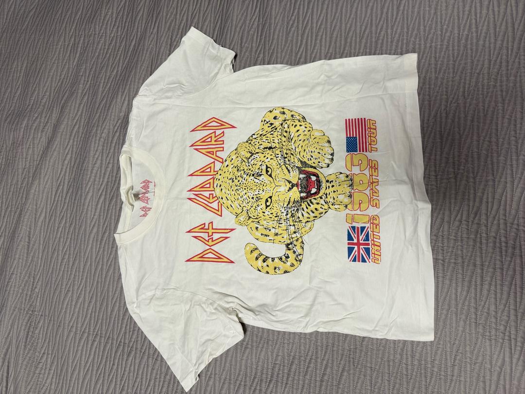 H&M Футболка H&M с принтом Def Leppard — фото 2
