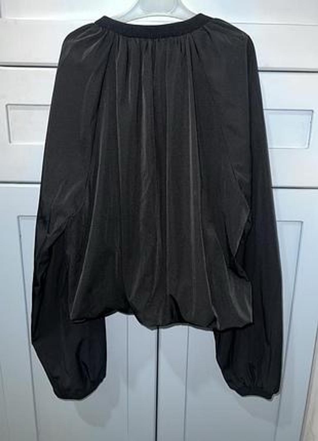 Zara Черная блуза-баллон Zara — фото 2