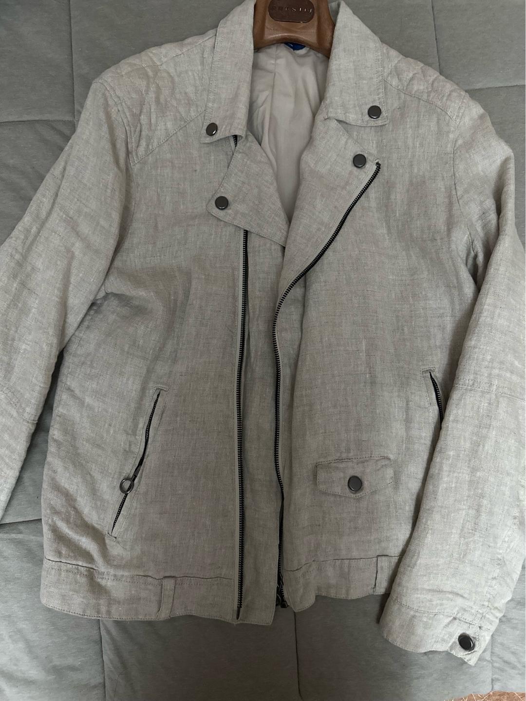 Zara Zara Куртка косуха из льна мужская XL — фото 2