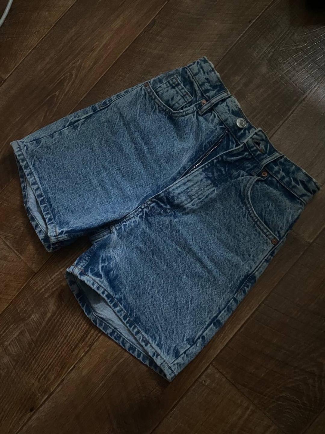 Zara Джинсовые шорты Zara — фото 2