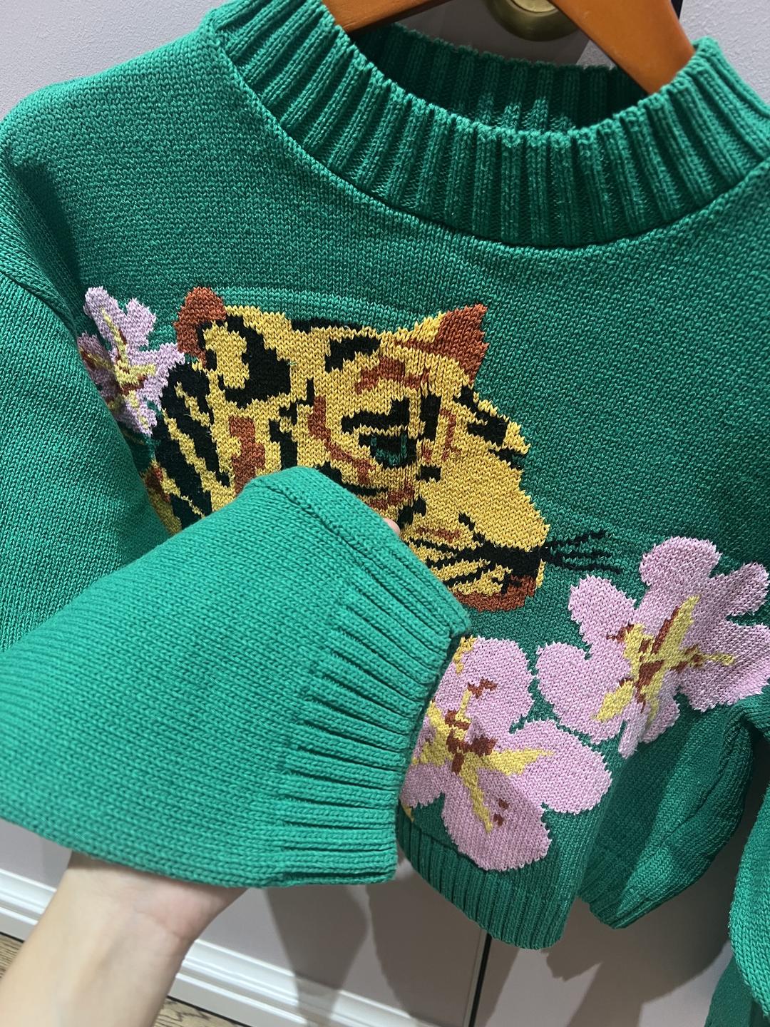 ASOS Зеленая кроп-кофта под Kenzo — фото 2