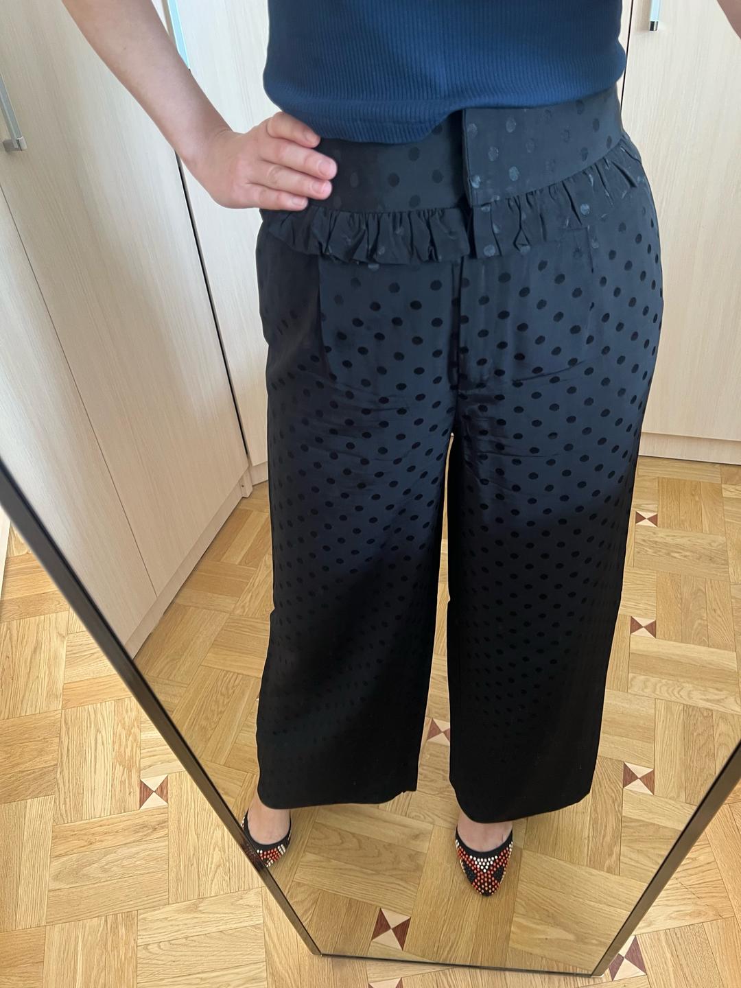 Zara Брюки ZARA BASIC в горошек — фото 2