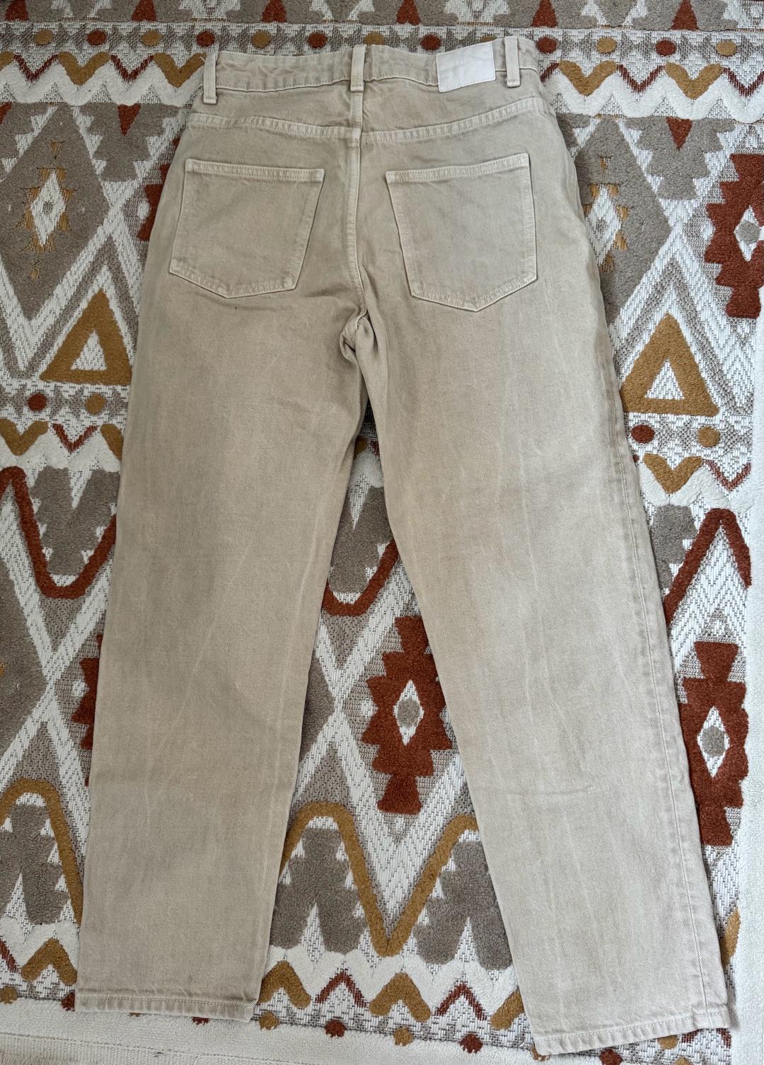Zara Бежевые джинсы ZARA — фото 2