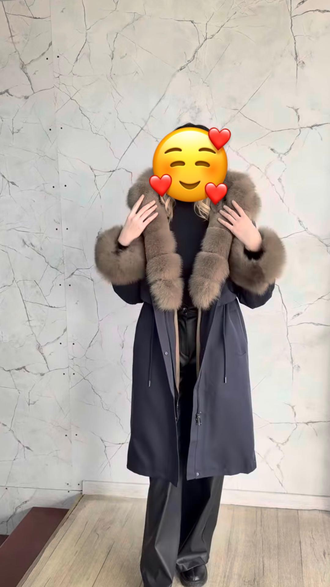 Нет бренда Зимняя парка — фото 2