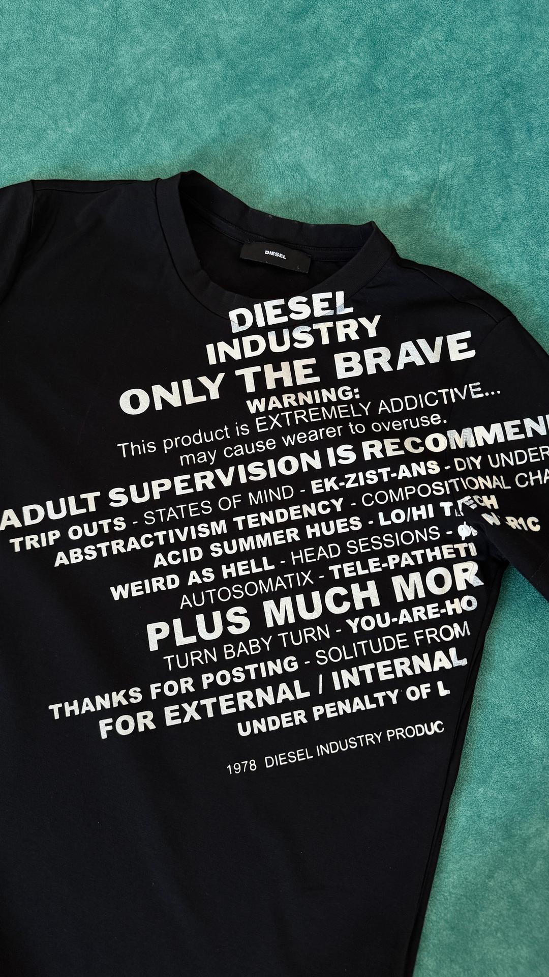 Diesel Черная футболка Diesel — фото 2