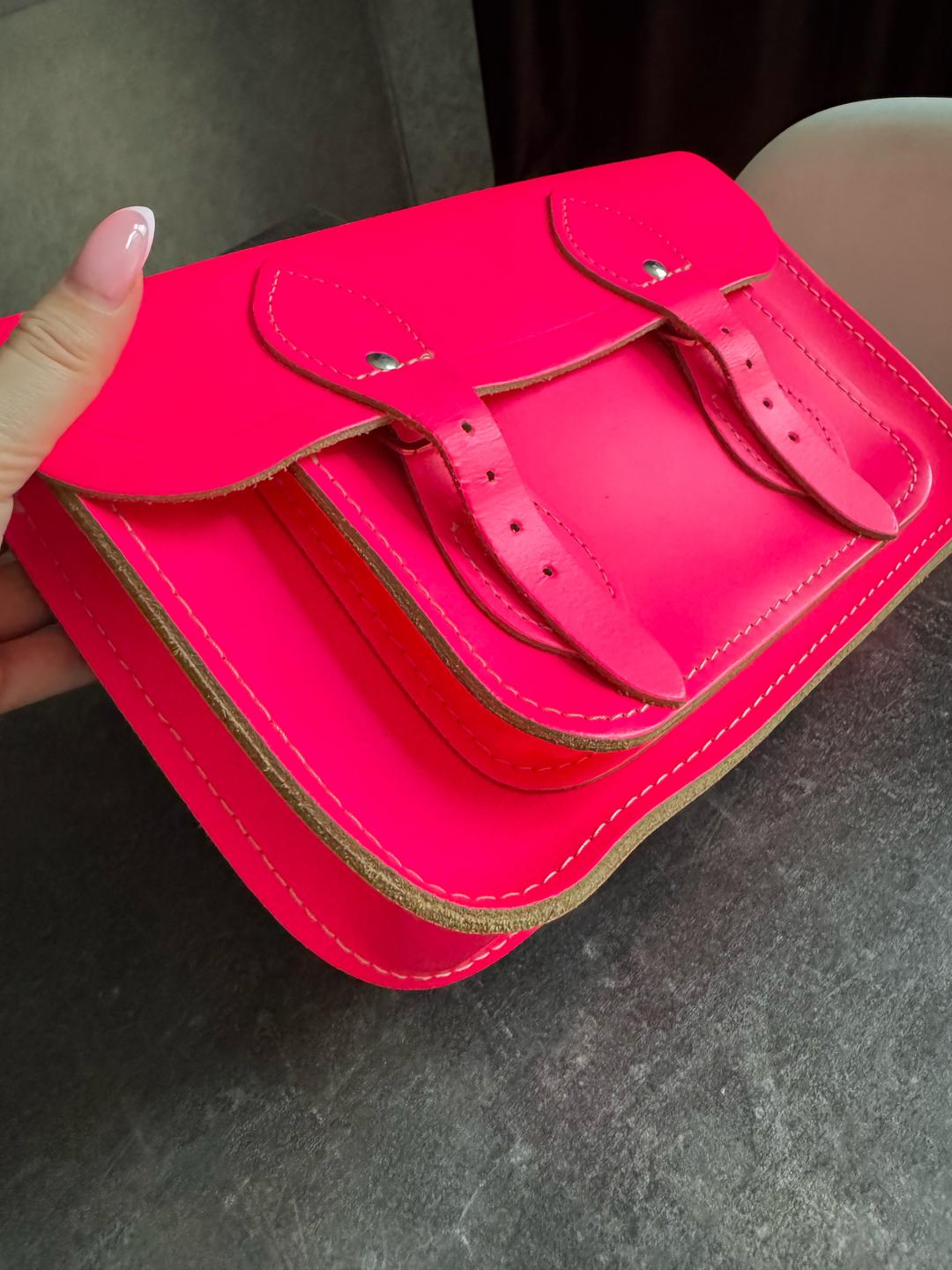 The Cambridge Satchel Company Кожаная сумка! Фуксия — фото 2