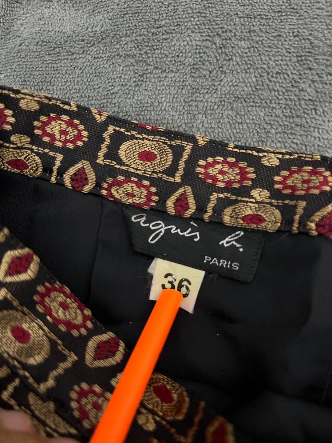 Agnes B. Юбка премиального французского бренда agnès b. (Оригинал, Сделано в Японии). — фото 2