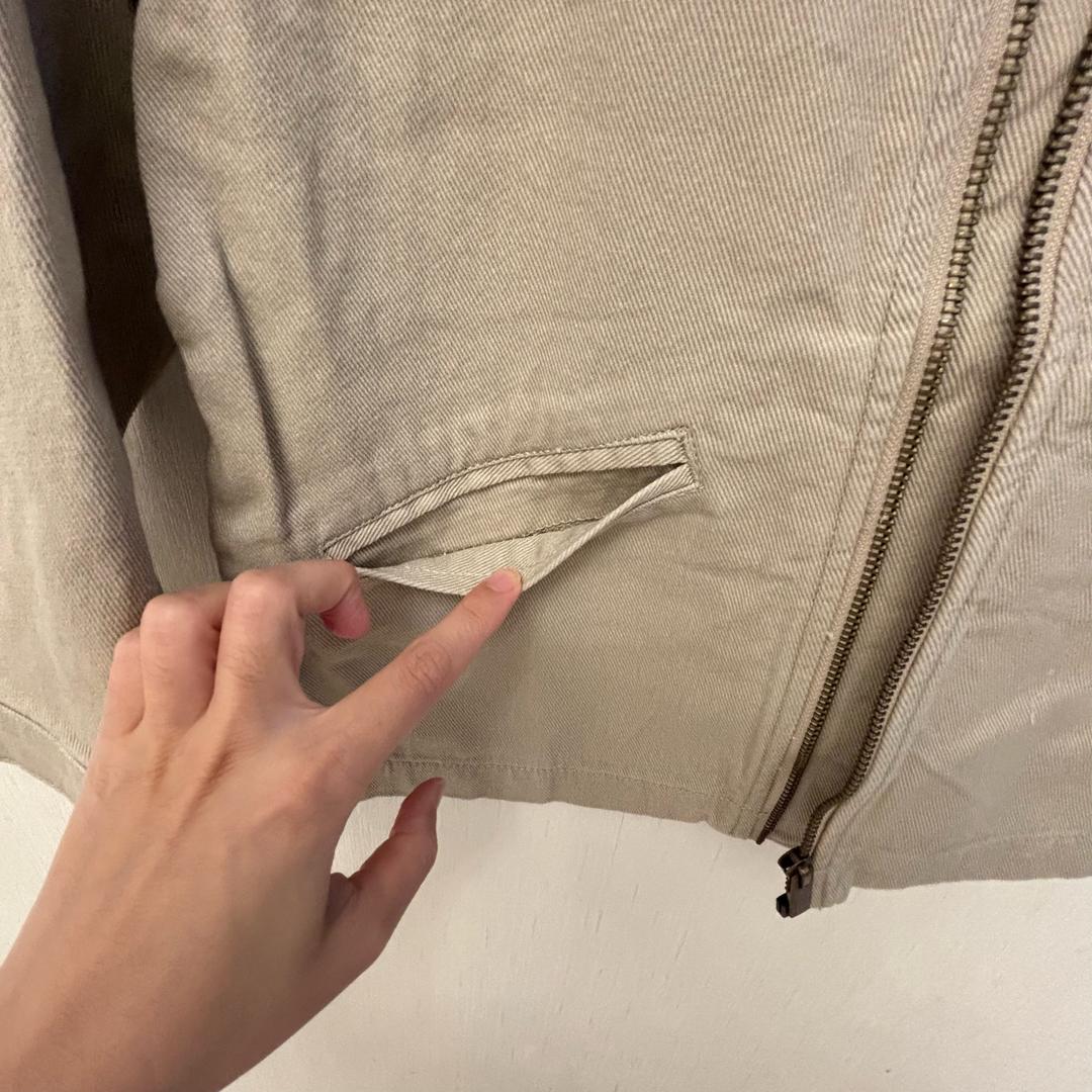 H&M Джинсовая куртка для мальчика от H&M⁠￼ в универсальном бежевом цвете. — фото 2