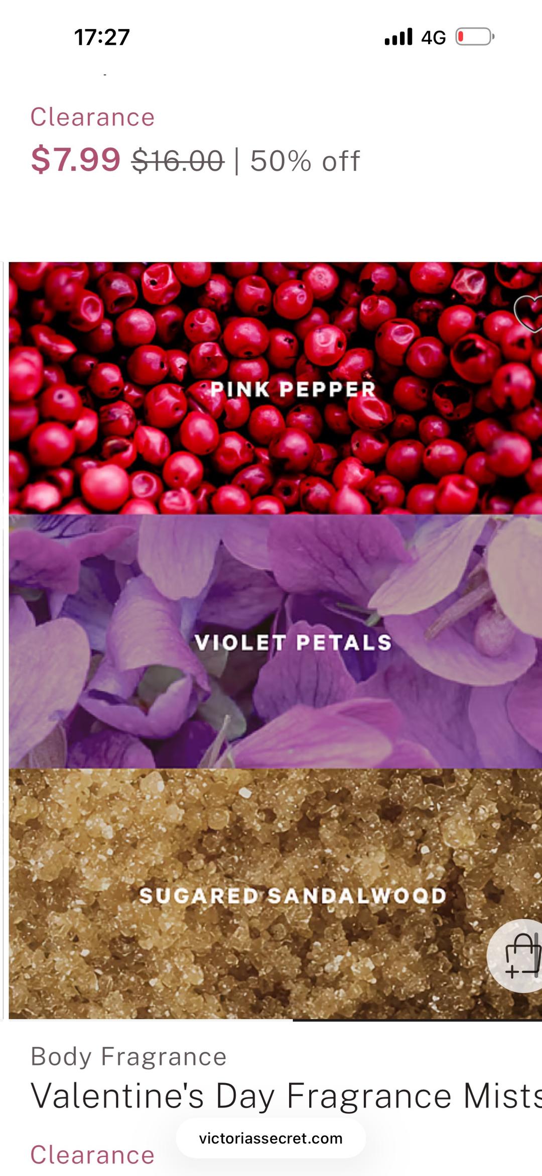 Victoria's Secret Парфюмированный мист для тела Victoria's Secret Sweet Sugared Violet — фото 2