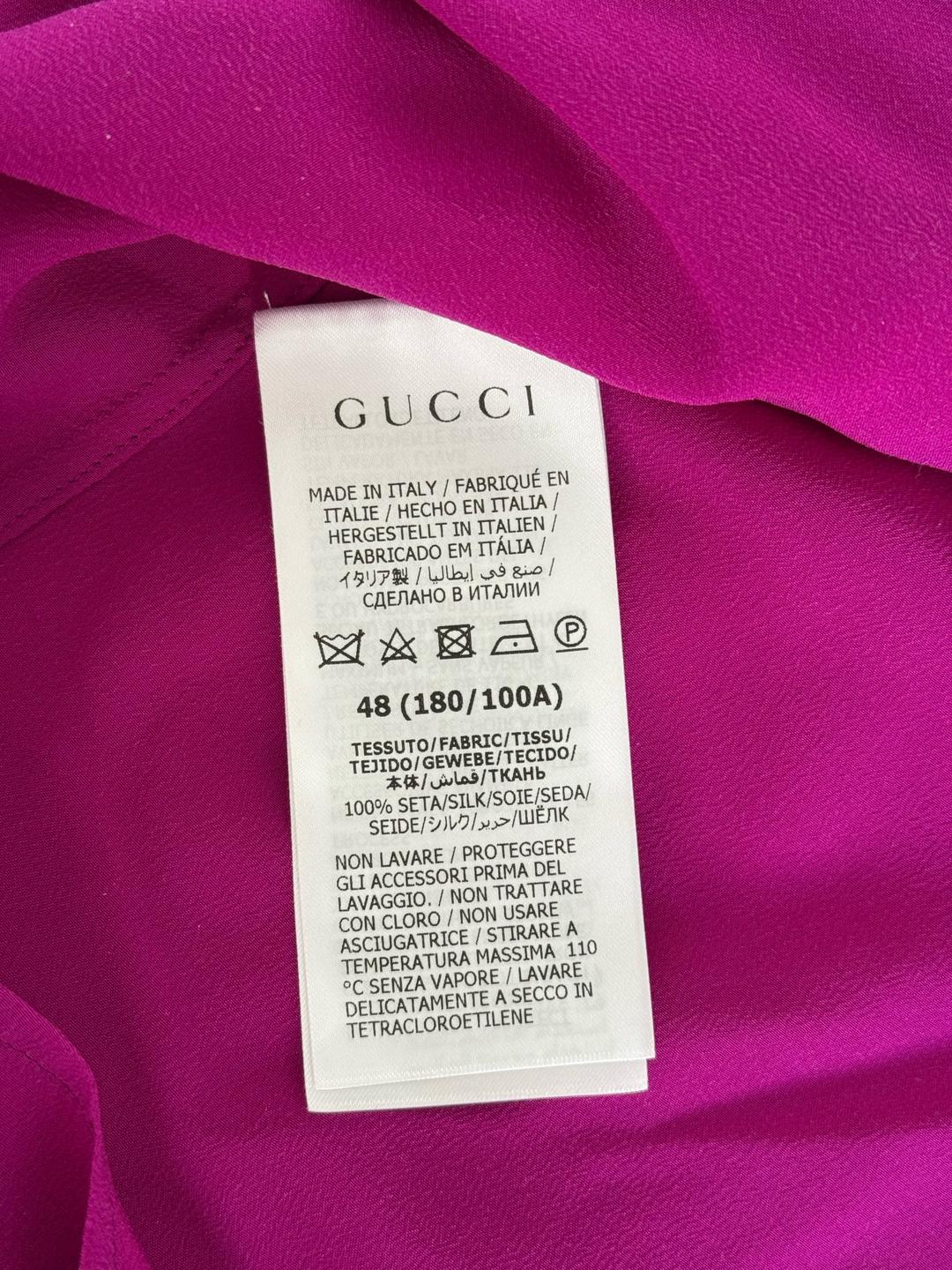 Gucci Блуза Gucci 100% шёлк — фото 2