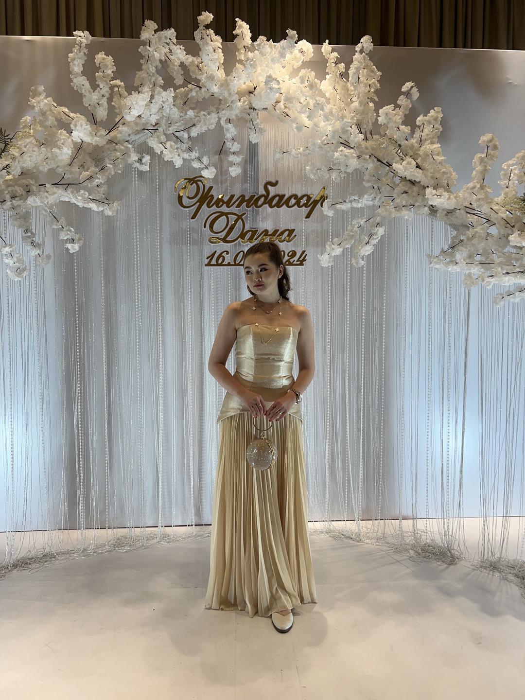 PRIMA LA SPOSA Золотистое платье — фото 2