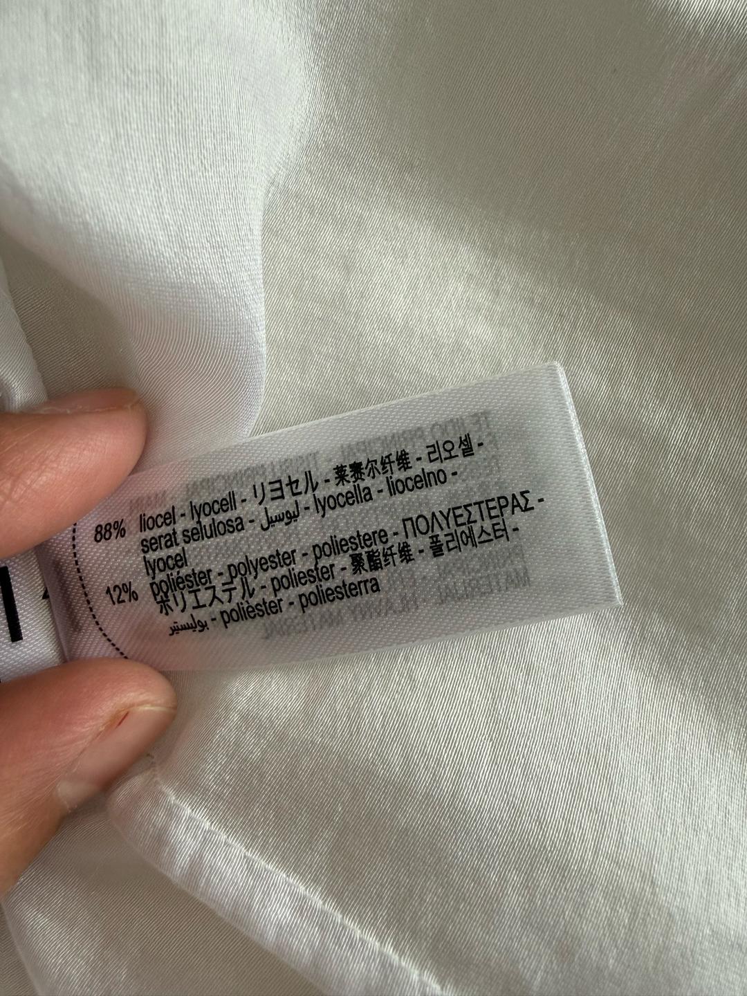 Zara Белая рубашка Zara с вышивкой — фото 2