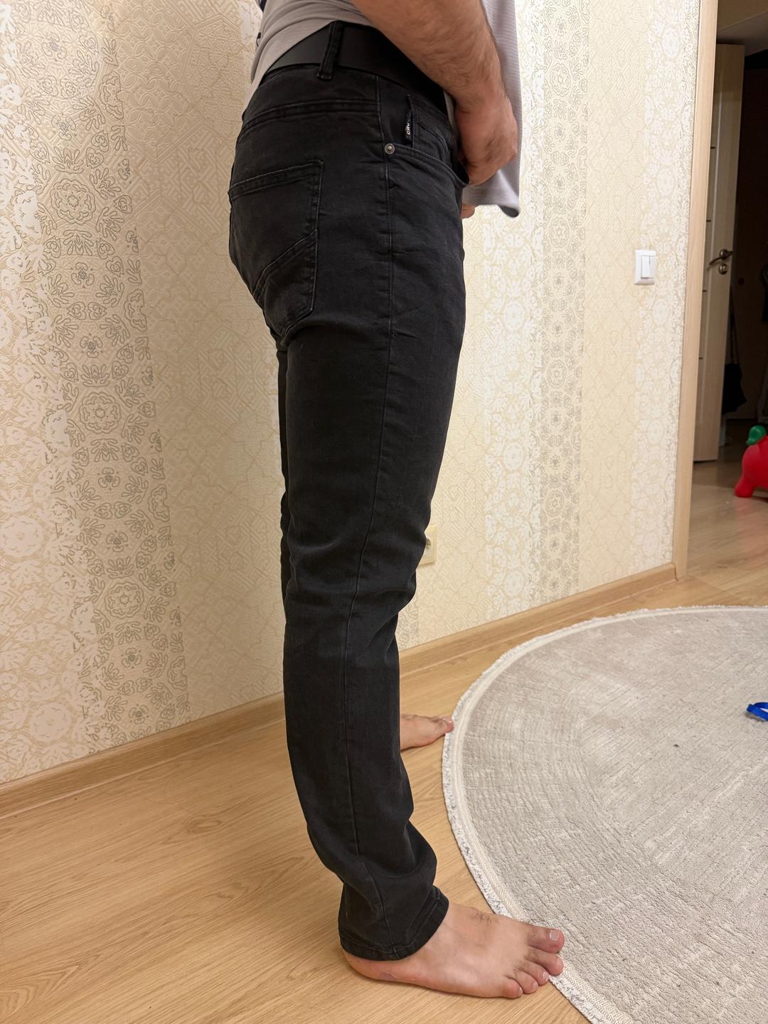 cropp Джинсы slim черные — фото 2