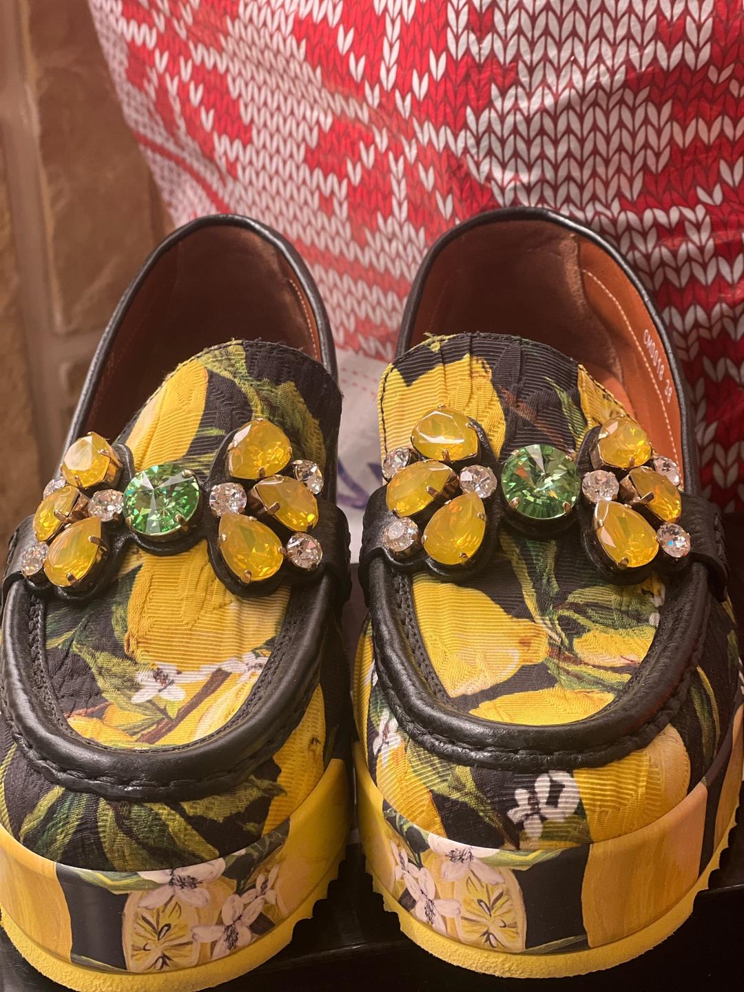 Dolce & Gabbana Лоферы с лимонами — фото 2