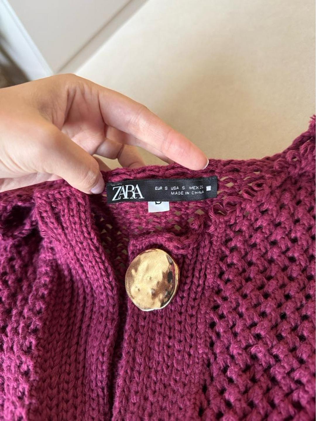 Zara Кардиган ZARA вязаный — фото 2