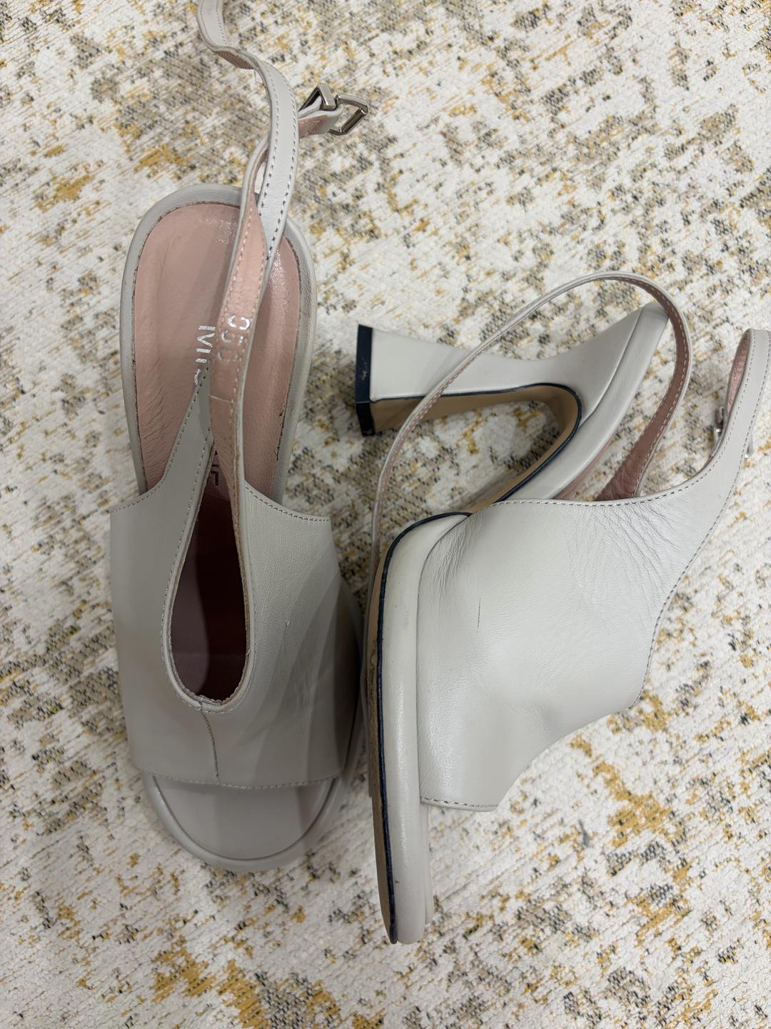 Нет бренда босоножки-слингбэки с открытым носком (peep-toe) — фото 2