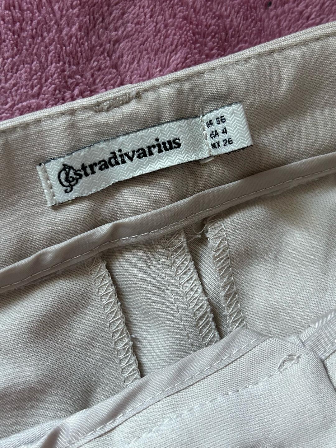 Stradivarius Бежевые брюки — фото 2