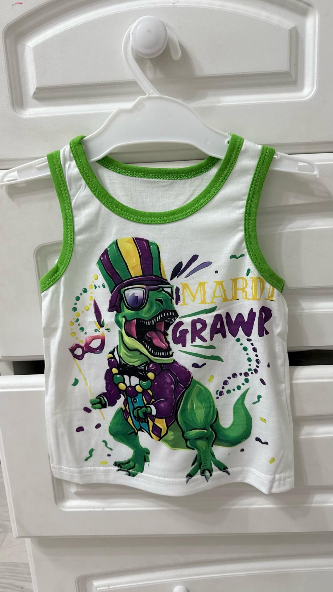 Нет бренда 🦖 Яркая майка для мальчиков с динозавром 🦖 — фото 2