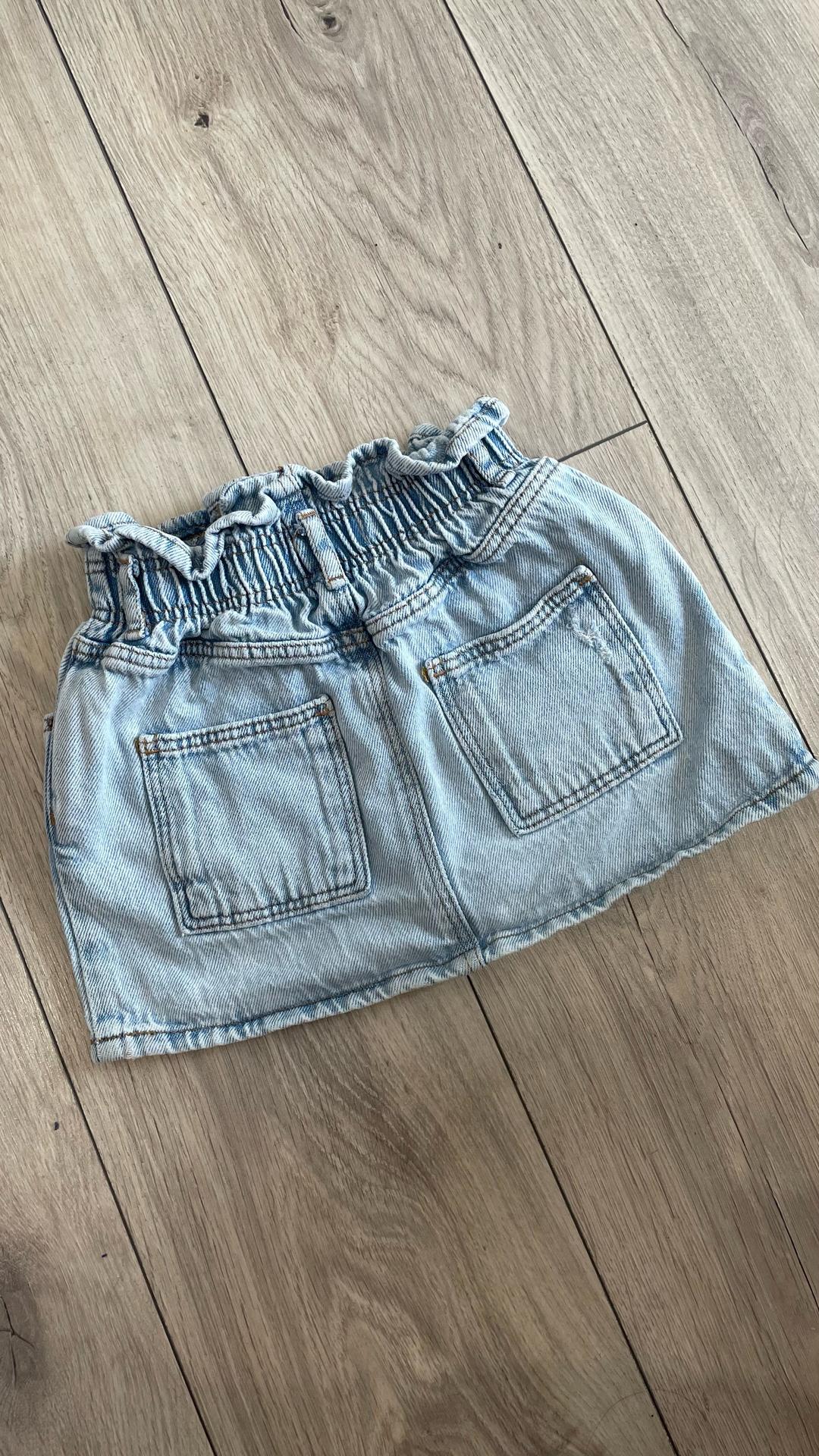 Zara Джинсовая юбка Zara детская на 4-5 лет — фото 2