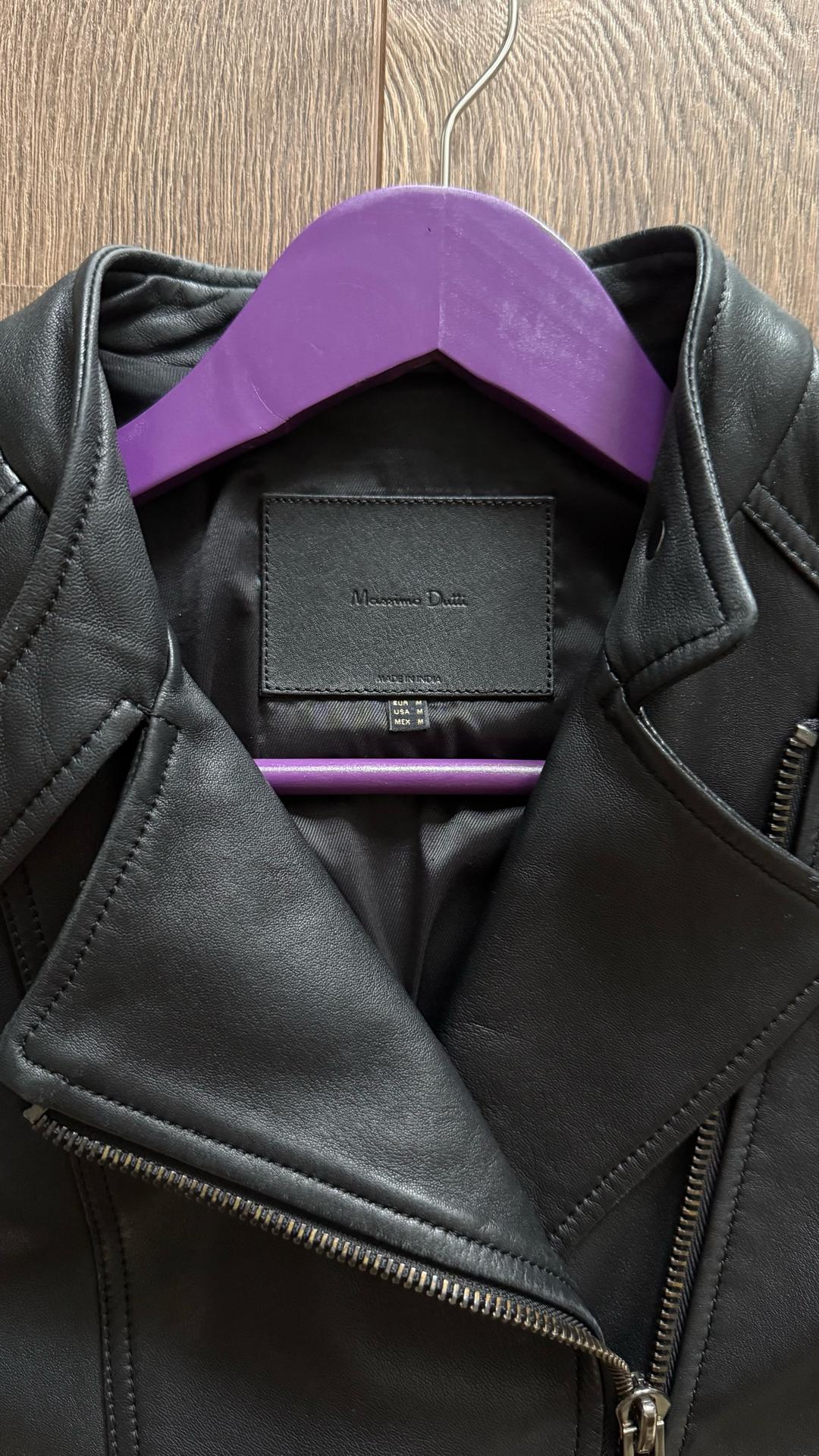 Massimo Dutti Кожаная куртка Massimo Dutti — фото 2