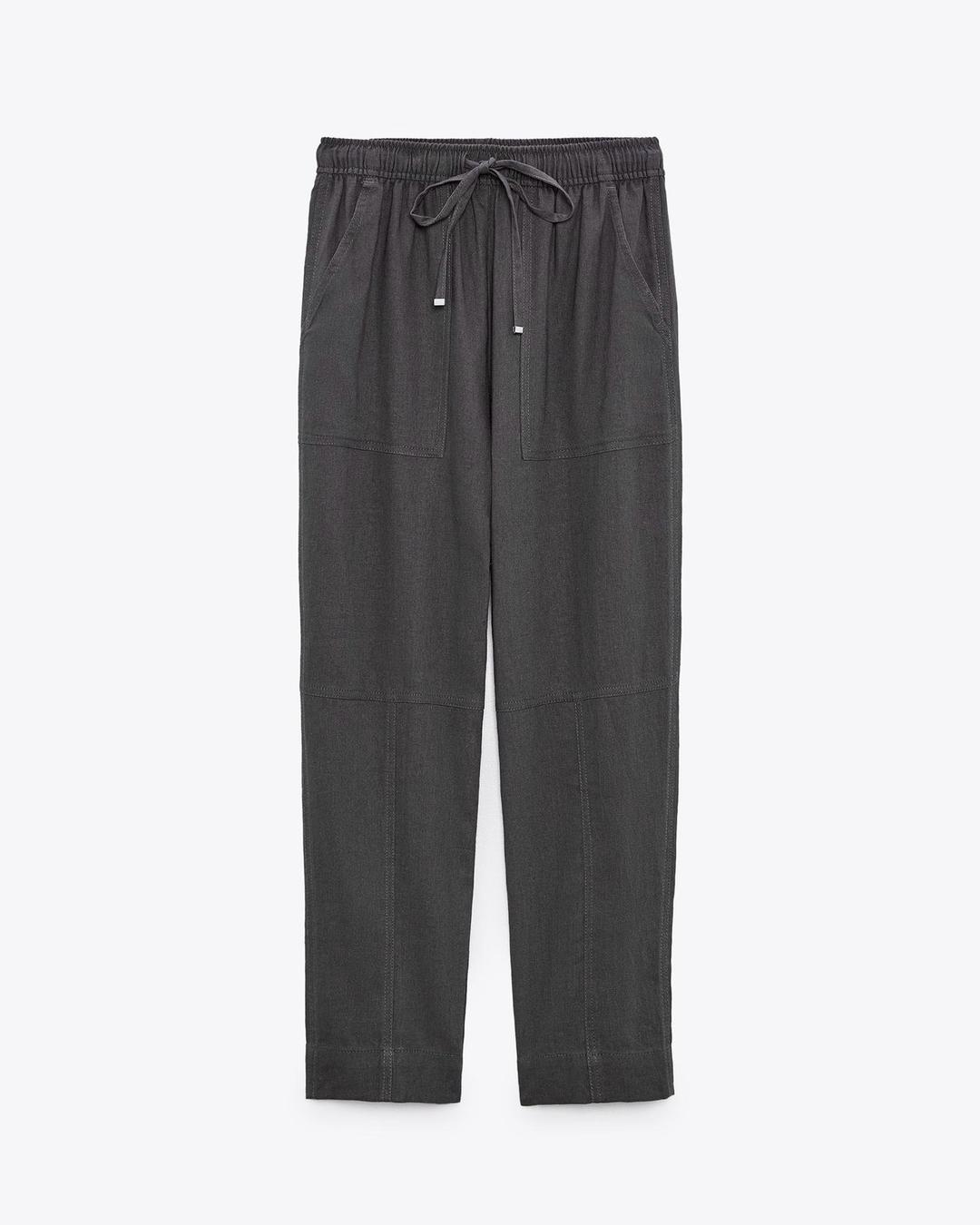 Zara Zara брюки изо льна — фото 2