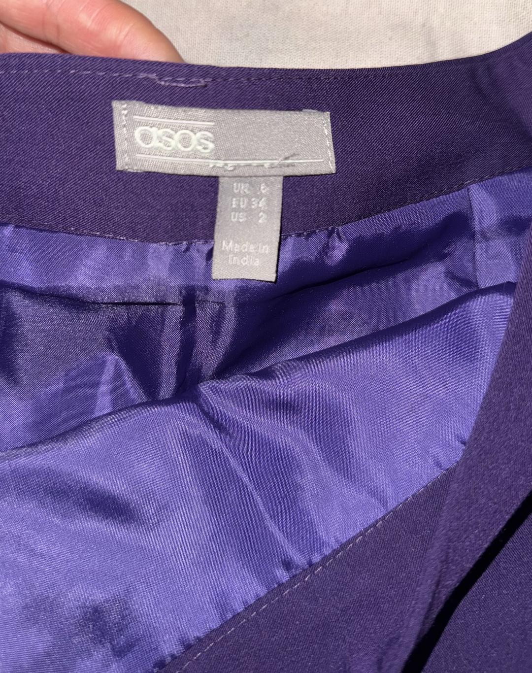 ASOS Юбка фиолетовая Asos — фото 2
