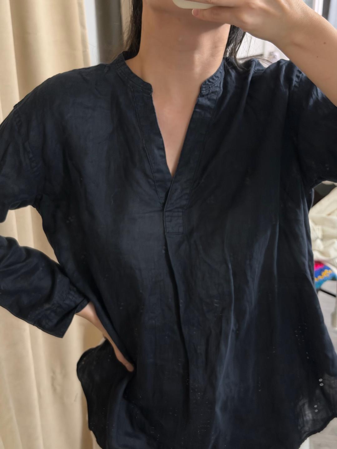 Uniqlo Льняная рубашка Uniqlo — фото 2
