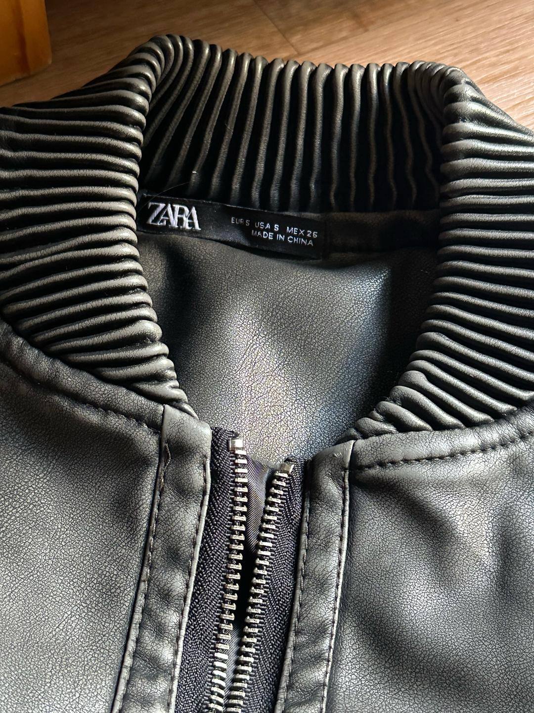 Zara Бомбер ZARA из экокожи — фото 2