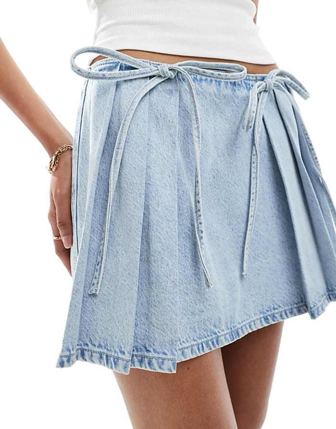 Bershka Джинсовая юбка Bershka — фото 2