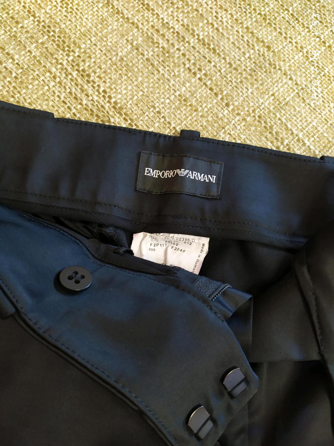 Emporio Armani Атласные брюки Armani — фото 2