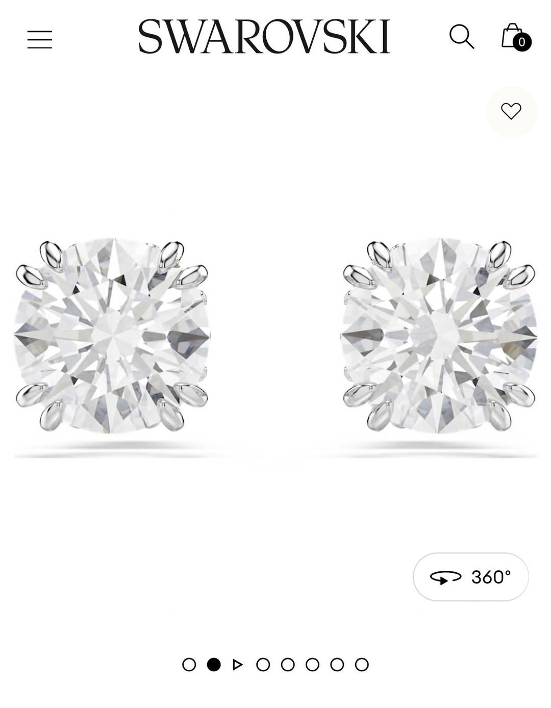 Swarovski Серьги-пусеты Swarovski — фото 2