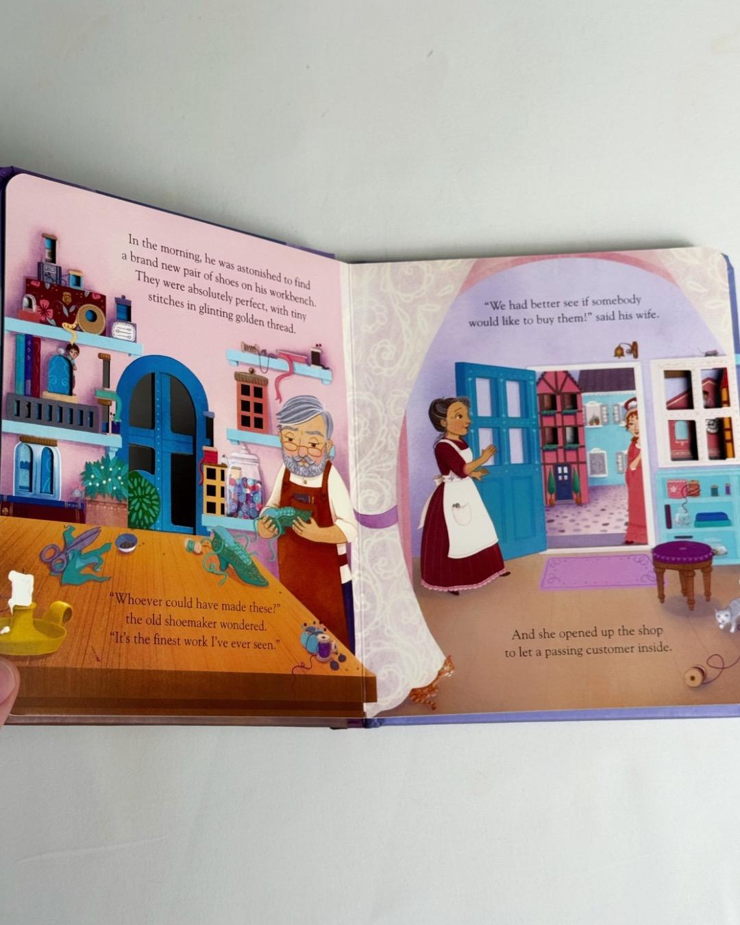 Anna Milbourne Peep Inside a Fairy Tale: The Elves and the Shoemaker — фото 2