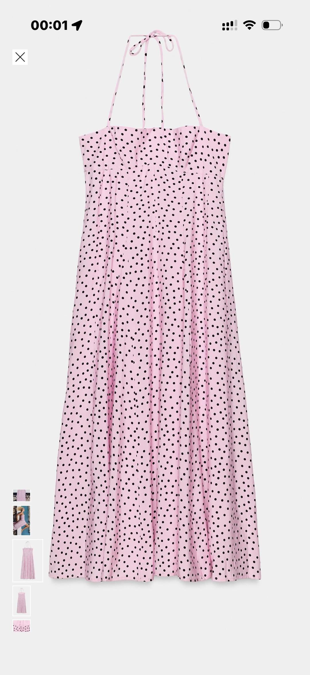 Zara Платье хлопок — фото 2