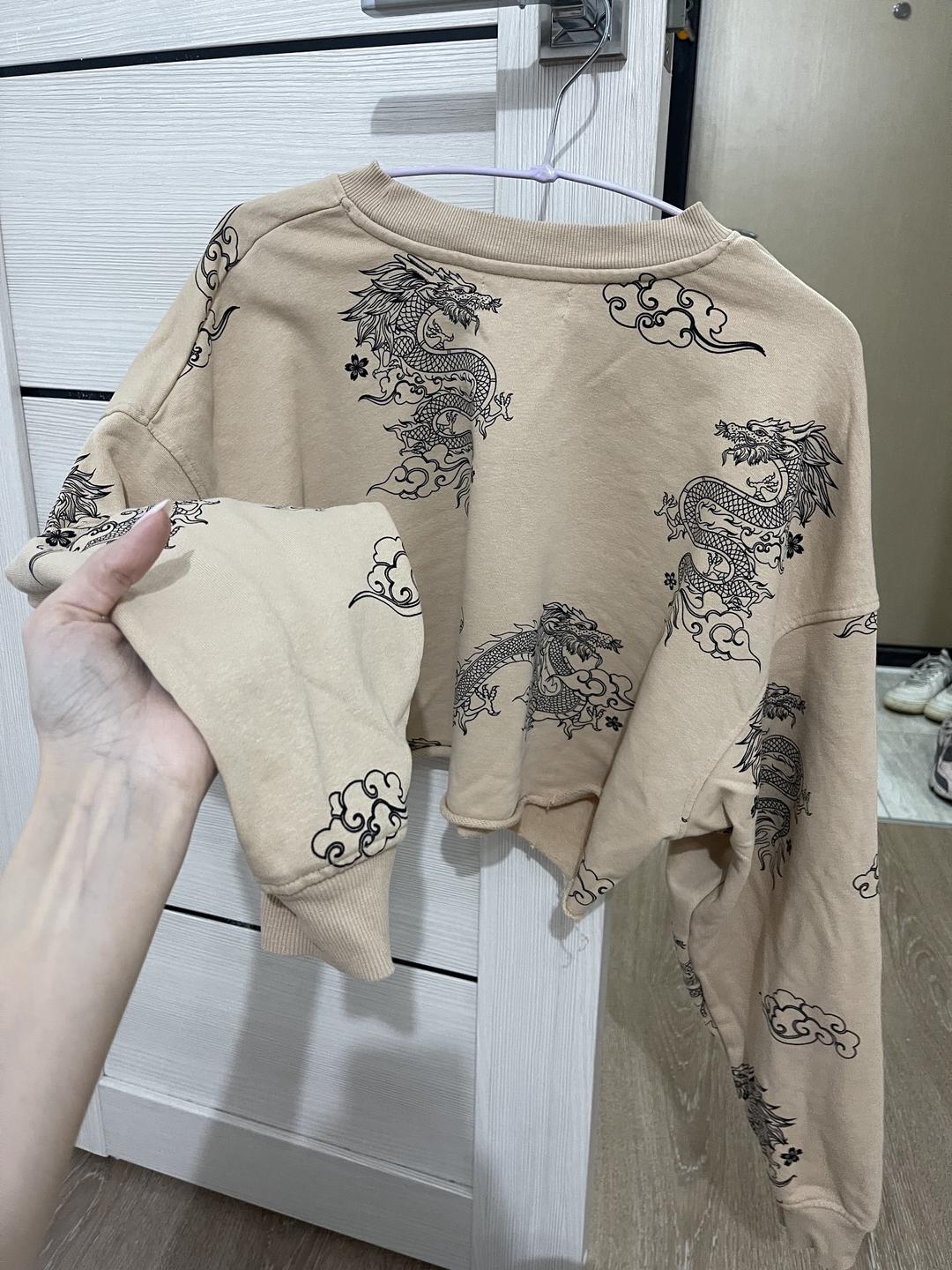 Bershka Укороченный свитшот — фото 2