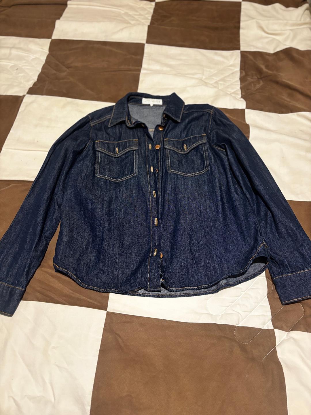 Zara Джинсовая рубашка ZARA — фото 2