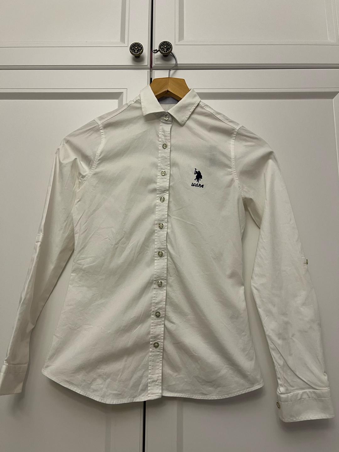 U.S. Polo Assn. Белая рубашка — фото 2