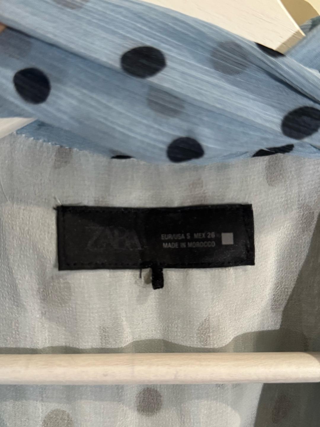 Zara Блуза ZARA в горошек — фото 2