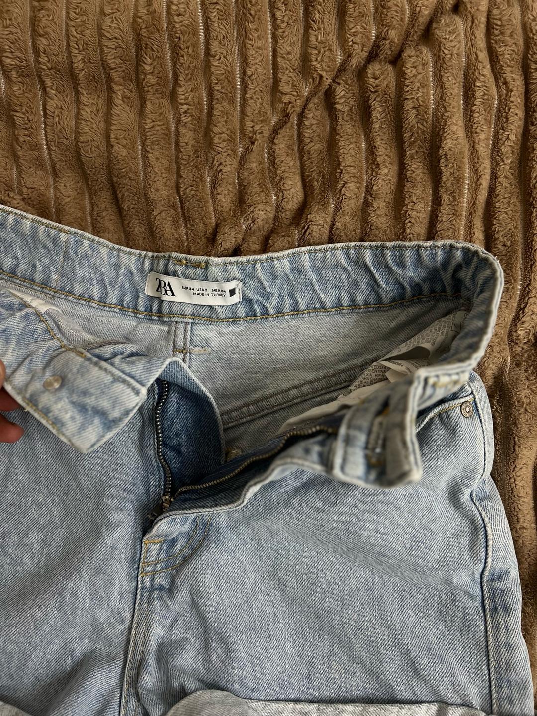 Zara Джинсовые шорты ZARA — фото 2
