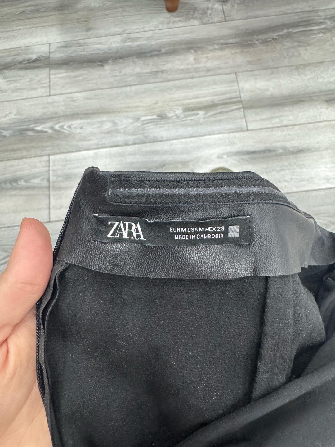 Zara Кожаное платье Zara — фото 2