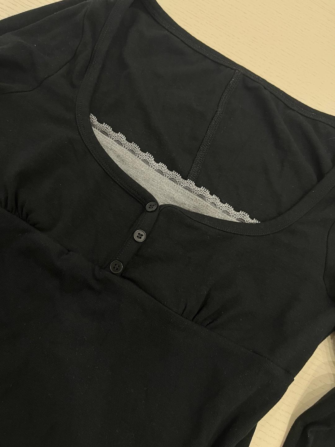 Ariseism henley top в стиле y2k — фото 2