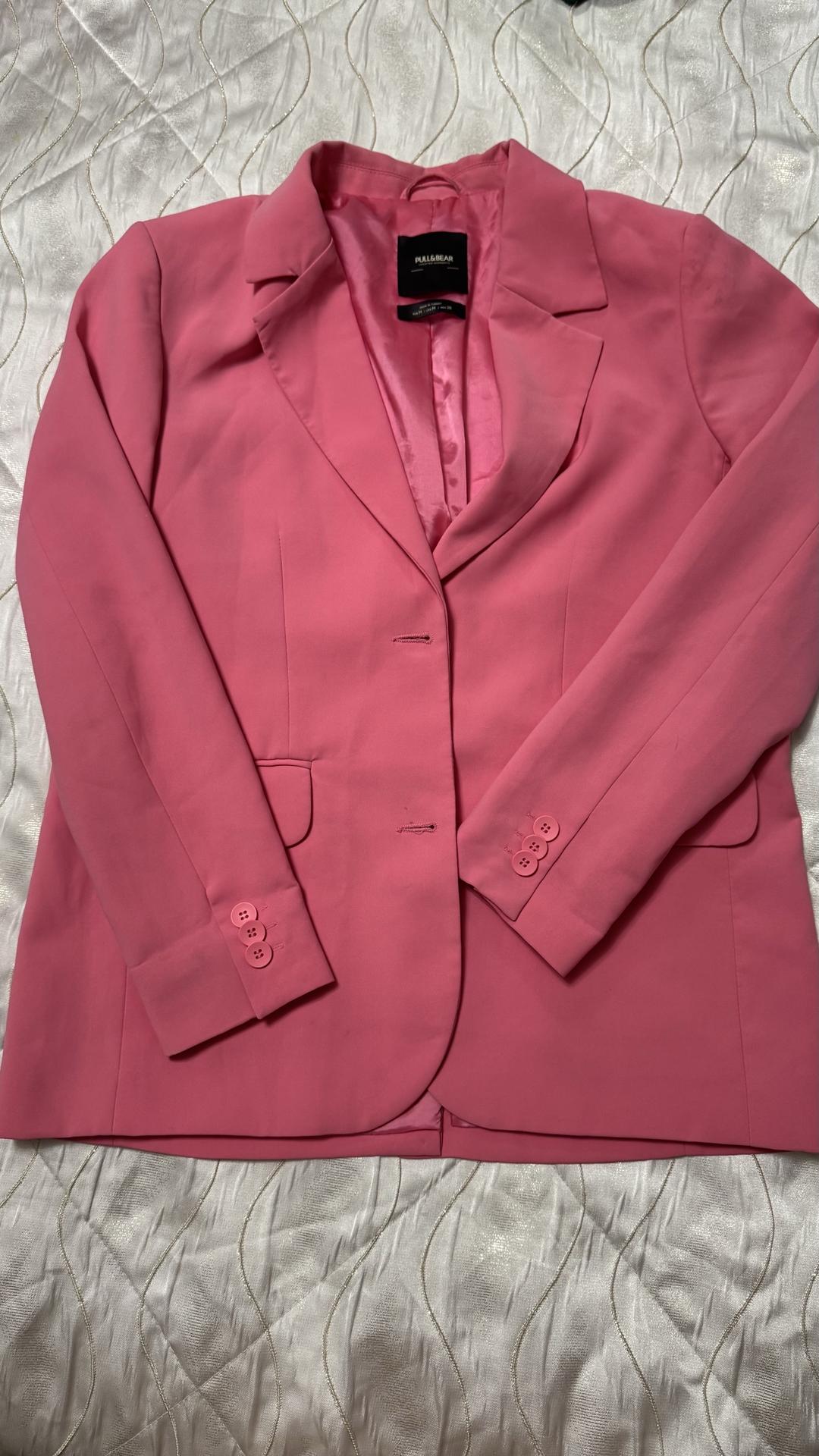 Pull & Bear Розовый пиджак Pull&Bear — фото 2