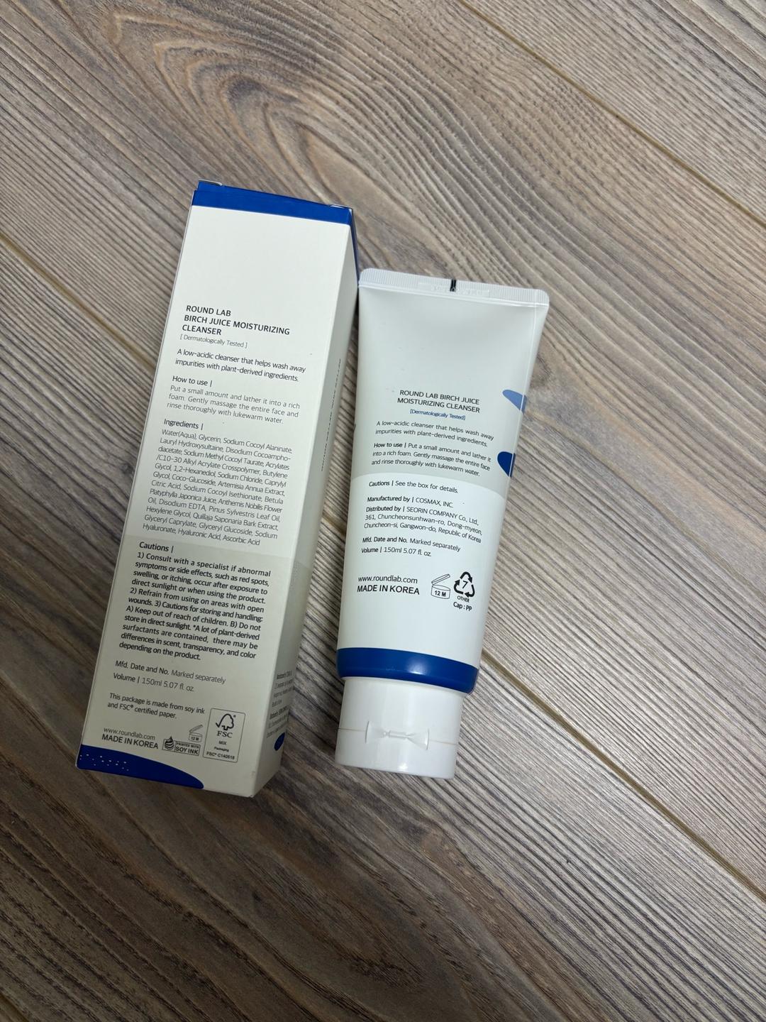 Round Lab ROUND LAB Birch Juice Moisturizing Cleanser — фото 2