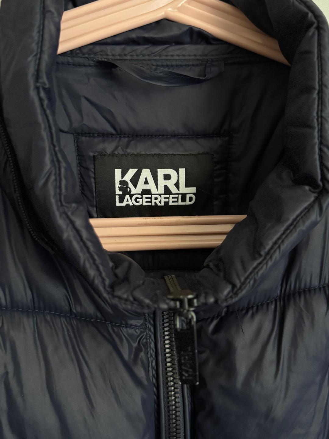 Karl Lagerfeld темно-синяя куртка Karl Lagerfeld — фото 2