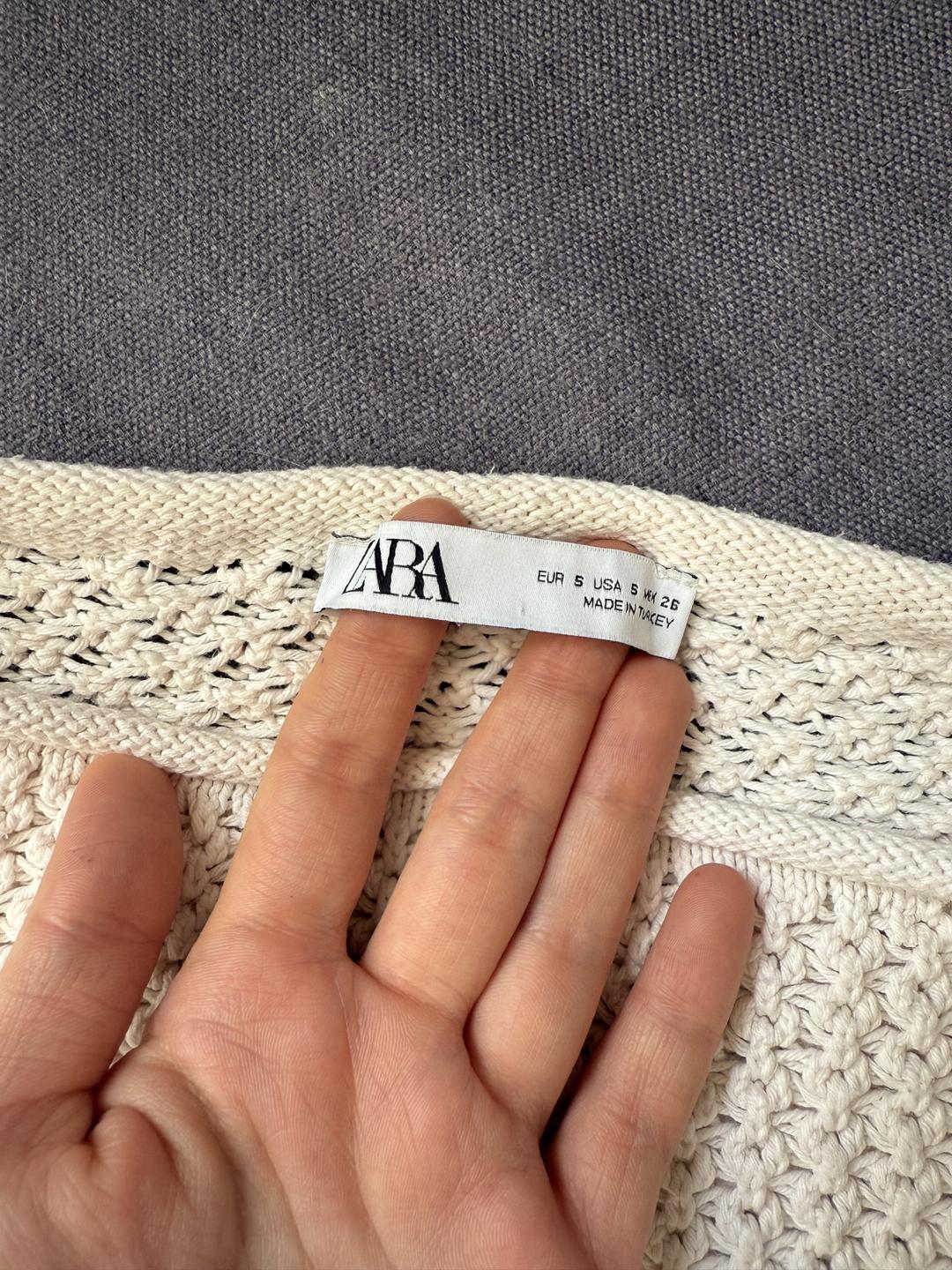 Zara Стильная вязанная кофточка — фото 2