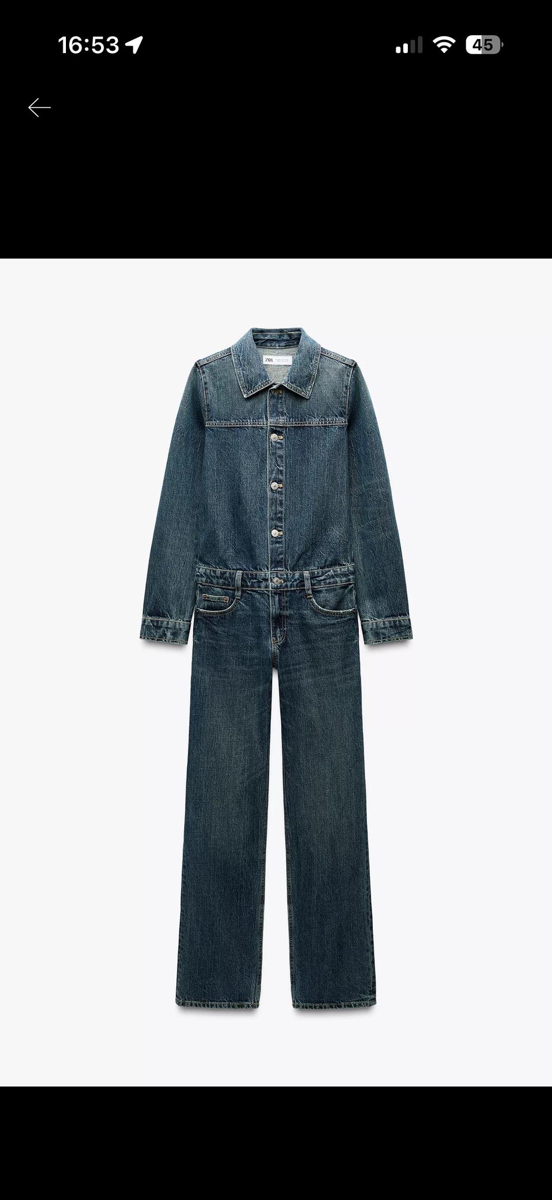 Zara Джинсовый комбинезон ZARA — фото 2