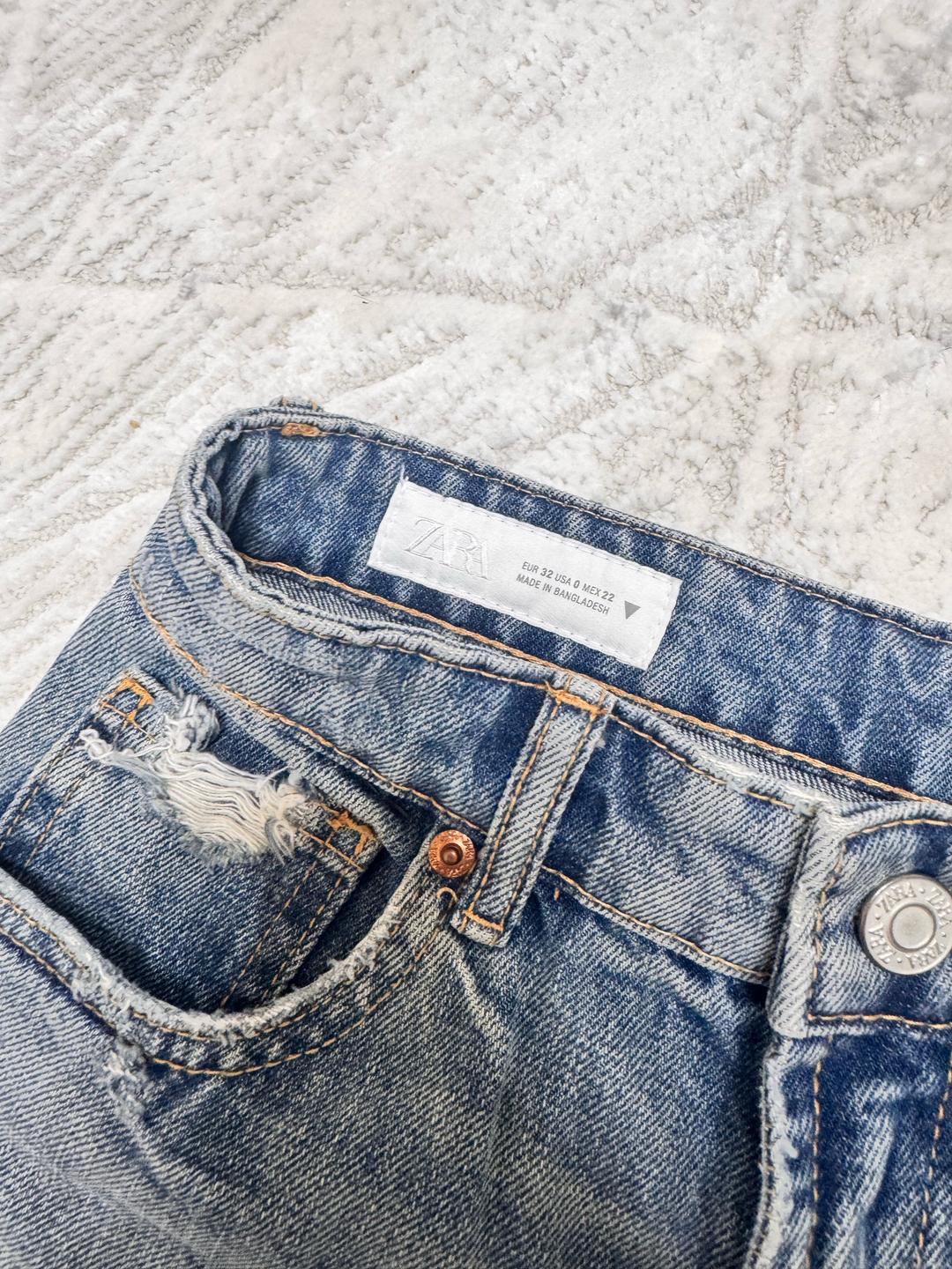 Zara Джинсовые шорты Zara — фото 2