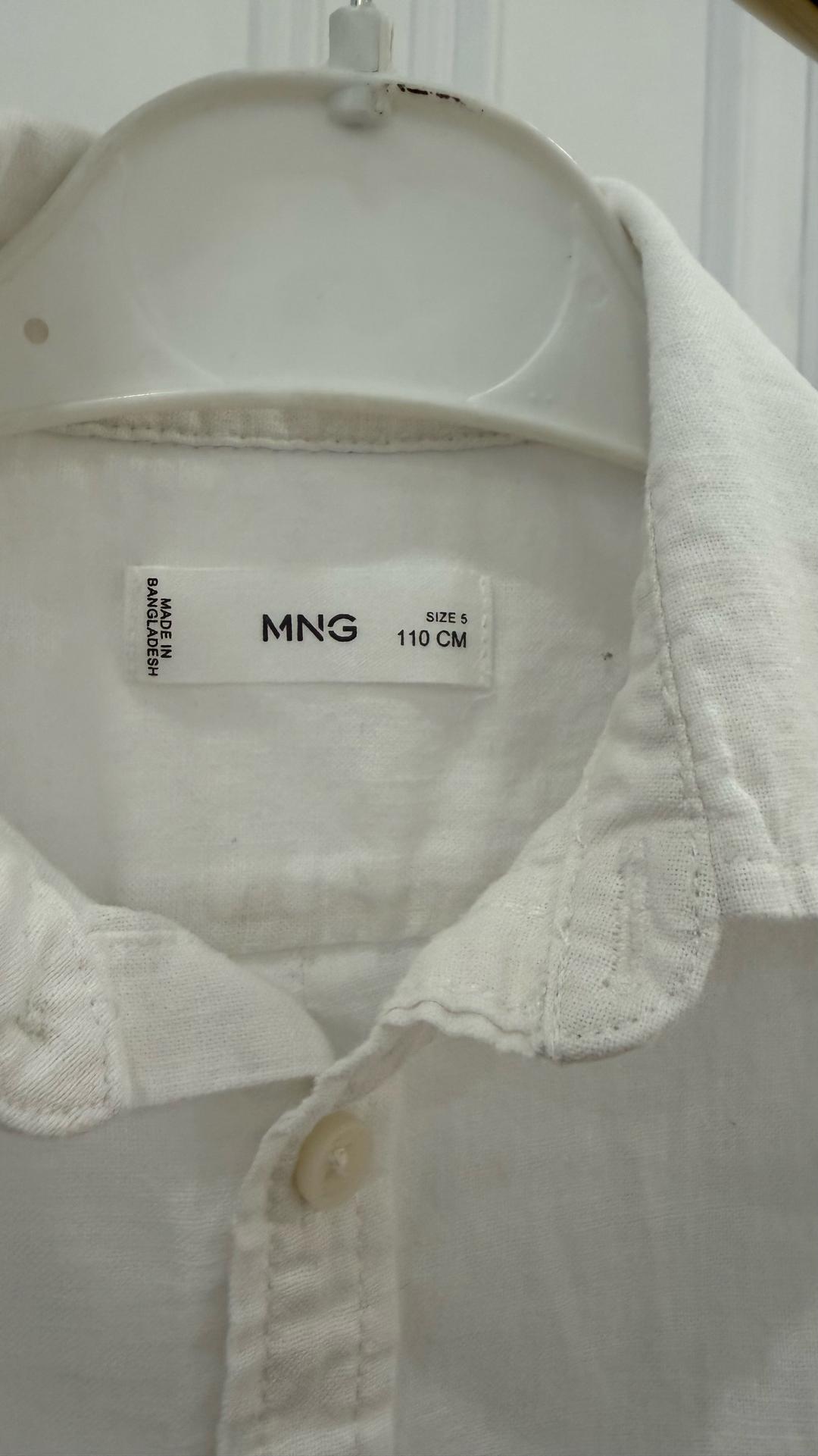 MANGO Kids Льняная рубашка Mango — фото 2