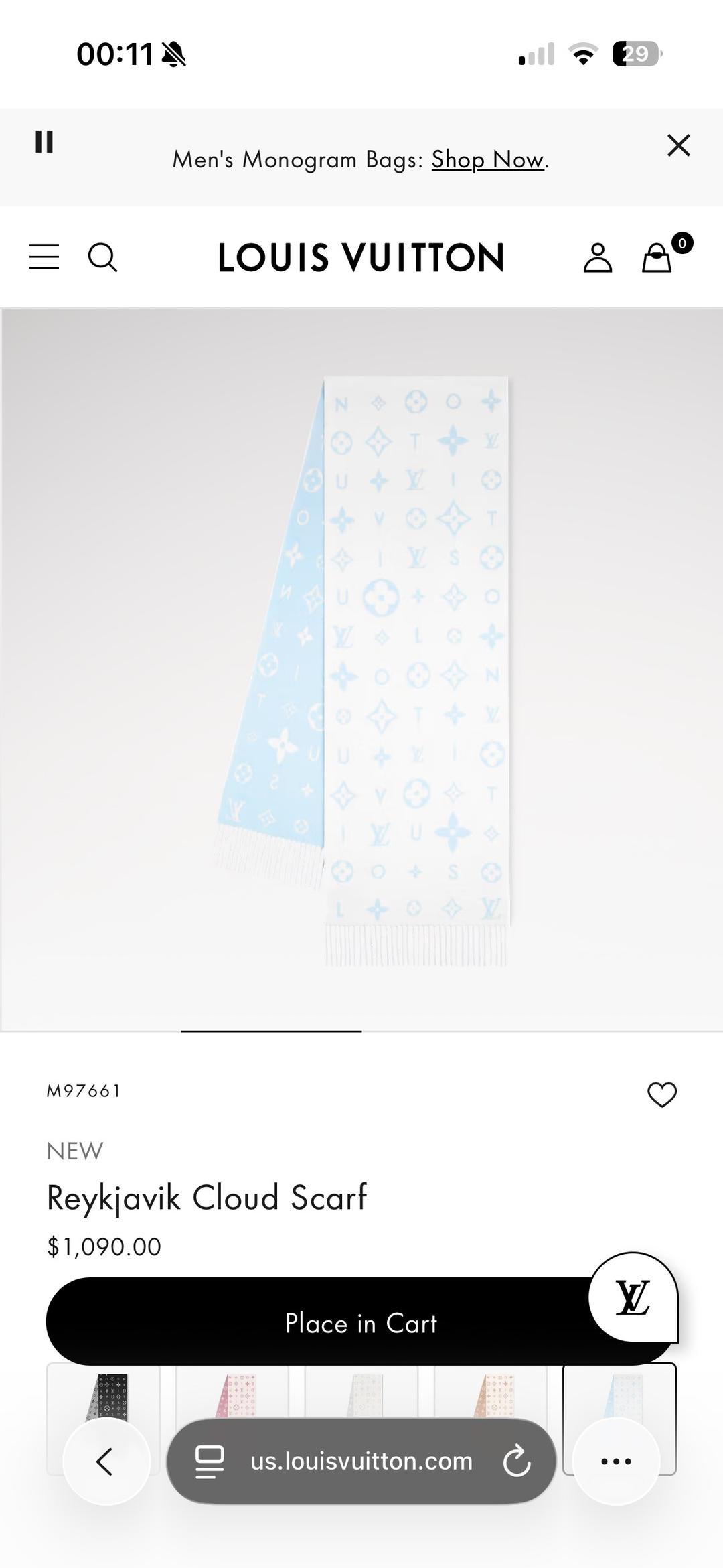 Louis Vuitton Продам шарф Louis Vuitton — фото 2