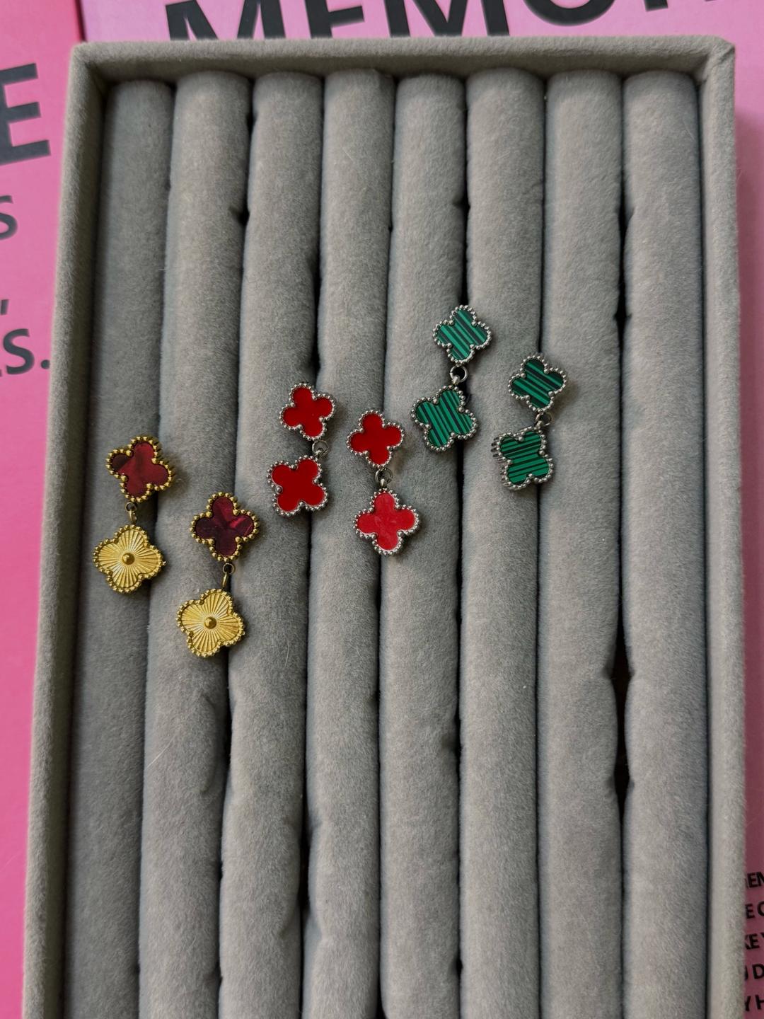 Lux Серьги гвоздики Van cleef — фото 2